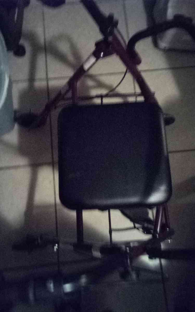 metal woke with seat