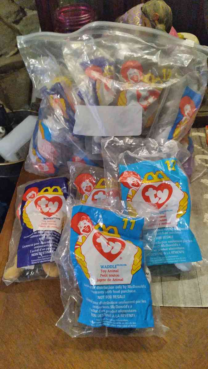 Retired McDonalds beanie babies 1998