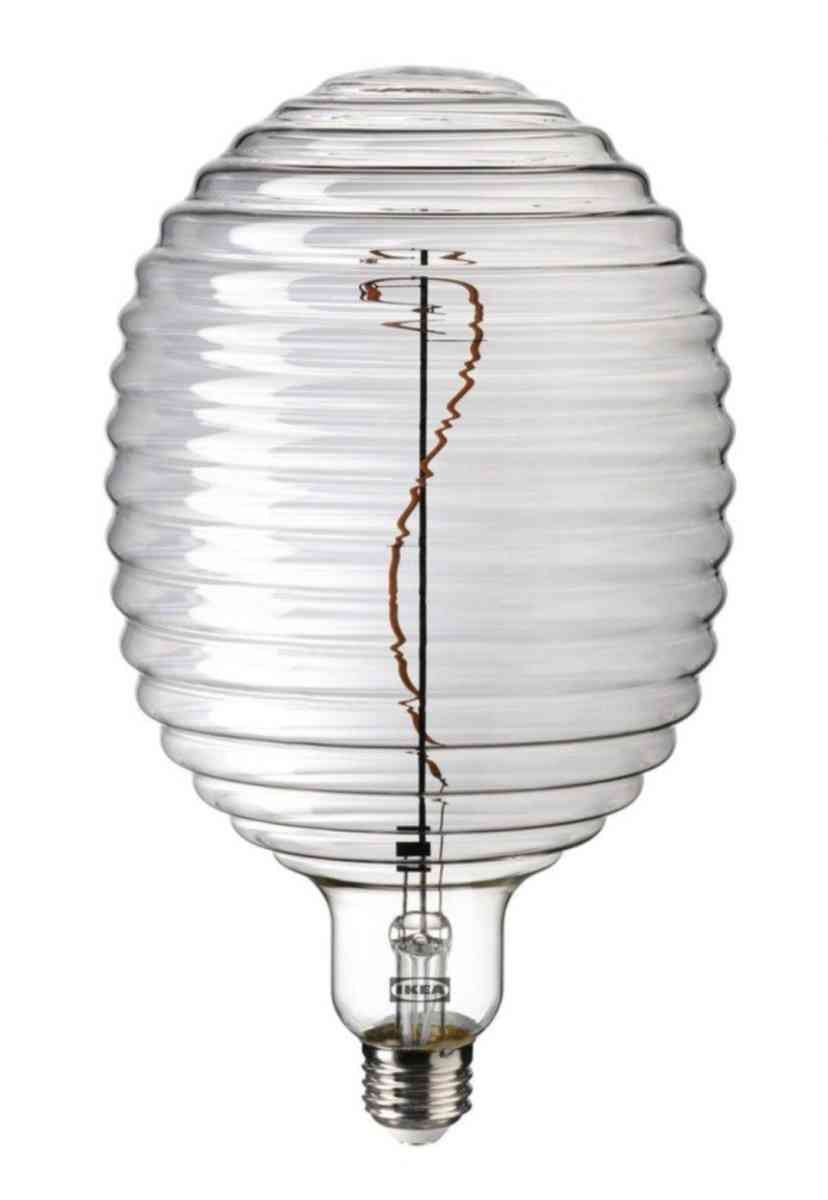 BRUNSTA Pendant lamp shade black With Cord And MOLNART LED b