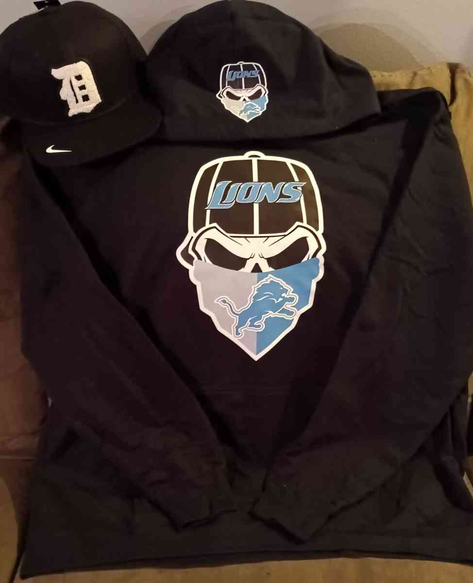 New Custom Detroit Hoodie Combo Size XL