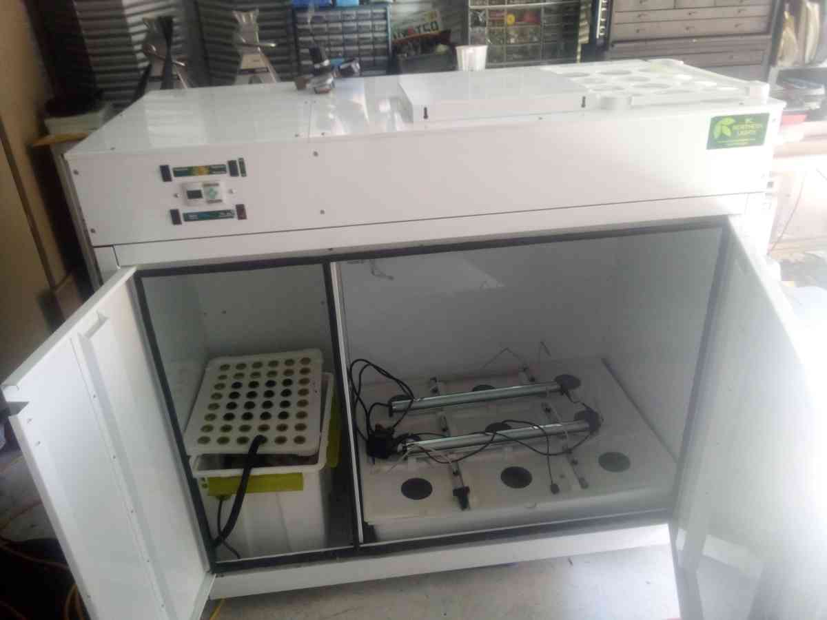 Bc northern lights hydroponics grow system box with extras