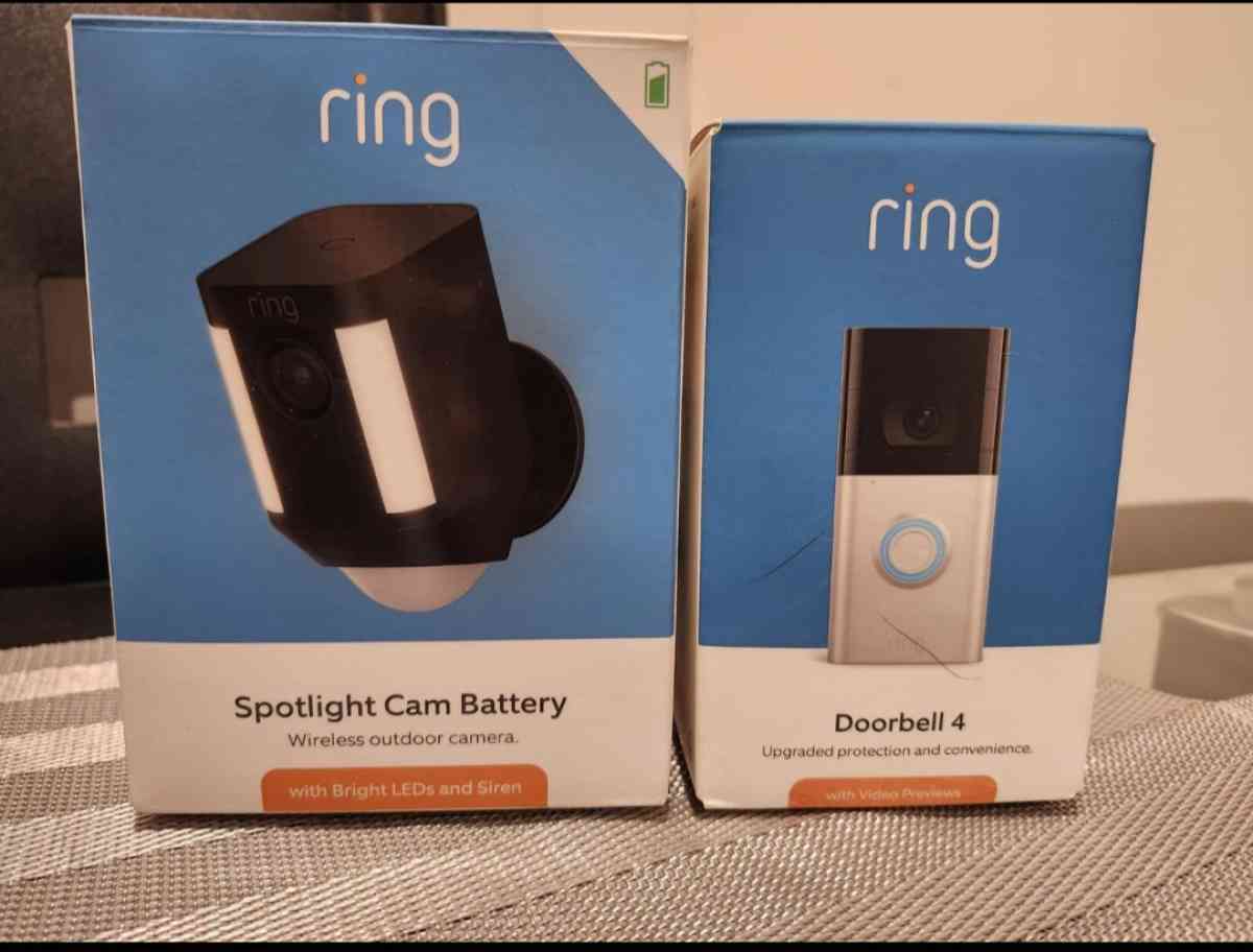 2 ring door bells selling together