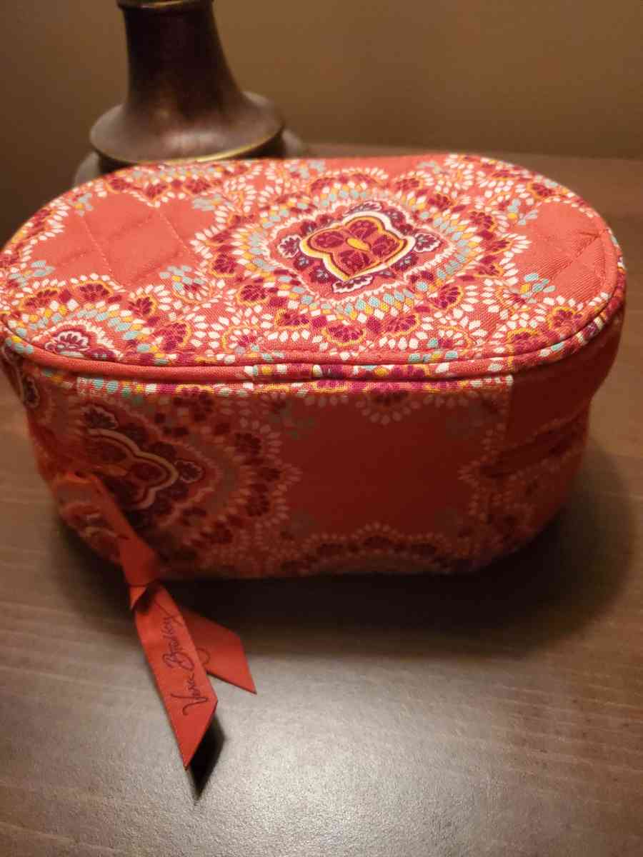 Vera Bradley Paprika pattern Travel Jewelry case