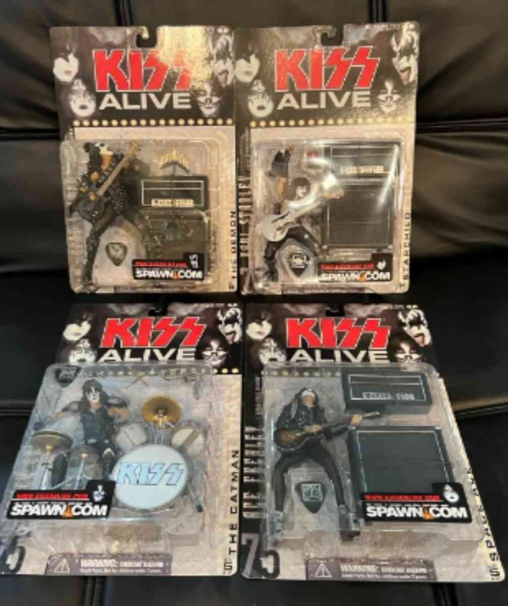 Mcfarlane Kiss Alive Action Figures