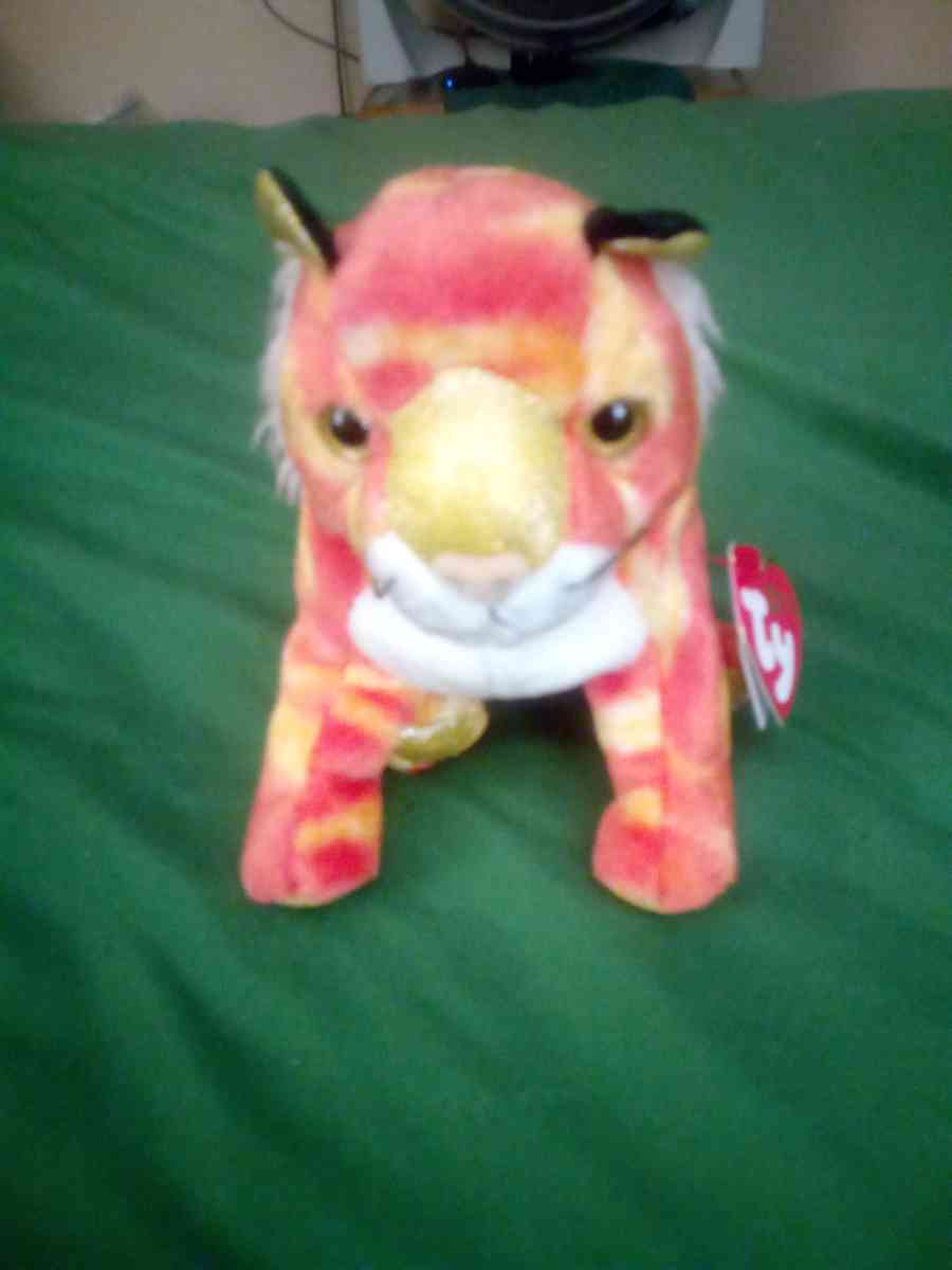 2000 Ty beanie babies zodiac tiger mint selling collectio