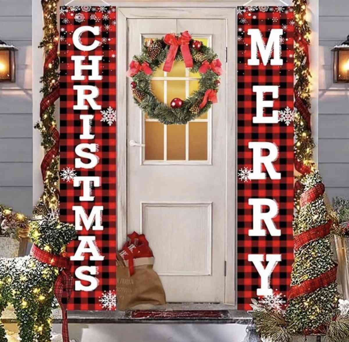 Christmas Decorations Outdoor Yard Front Porch Sign