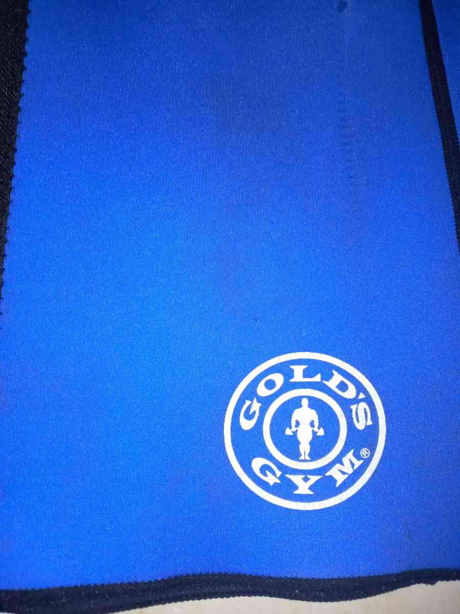 Golds Gym five zipper waist trimmer belt