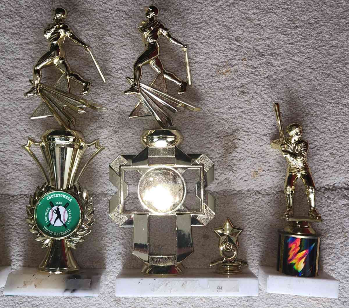 BASEBALL TROPHIES
