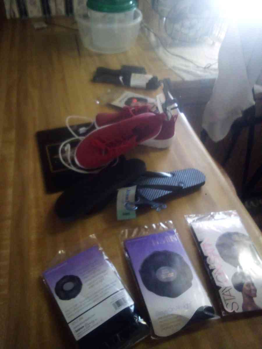 baby shoes combs flip flops and girl bonnets