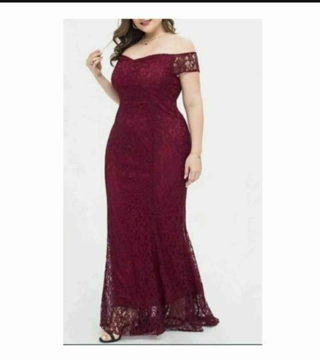 Womens lace evening  dress