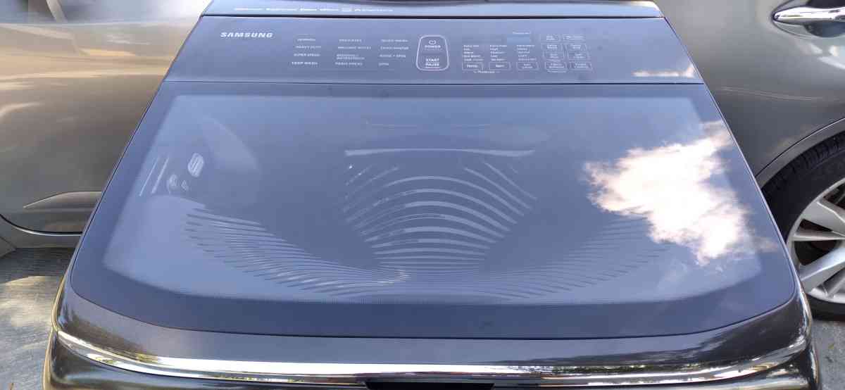 Black Top Load Samsung Washer