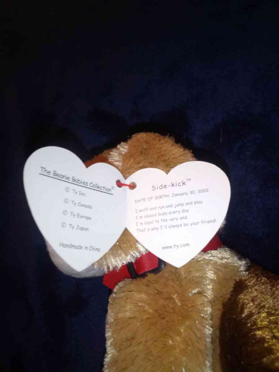 2003 Ty beanie babies side kick mint selling collection off