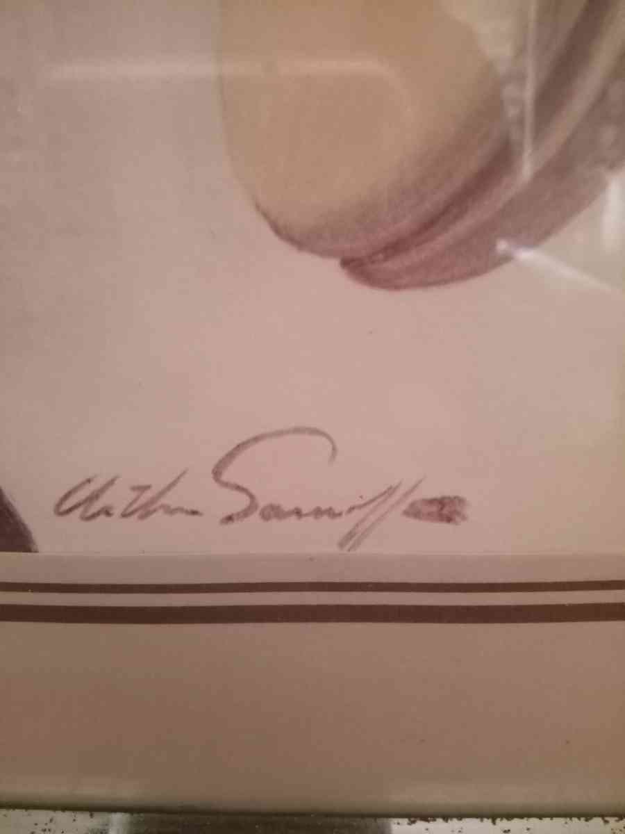 Arthur Sarnoff mated clown print