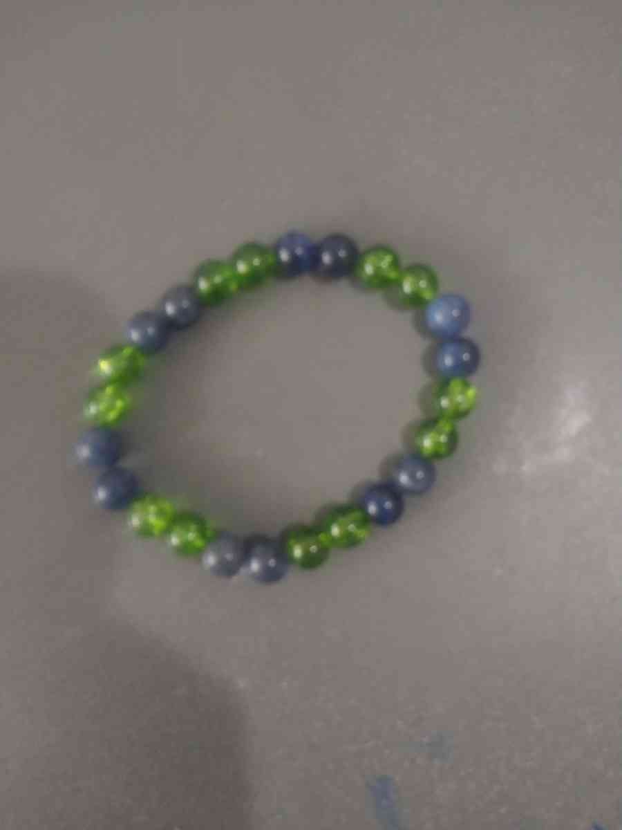 Seahawks themed bracelet