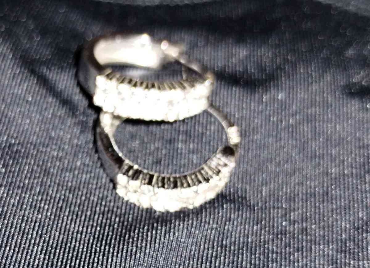 Sterling Silver Cuff Earrings