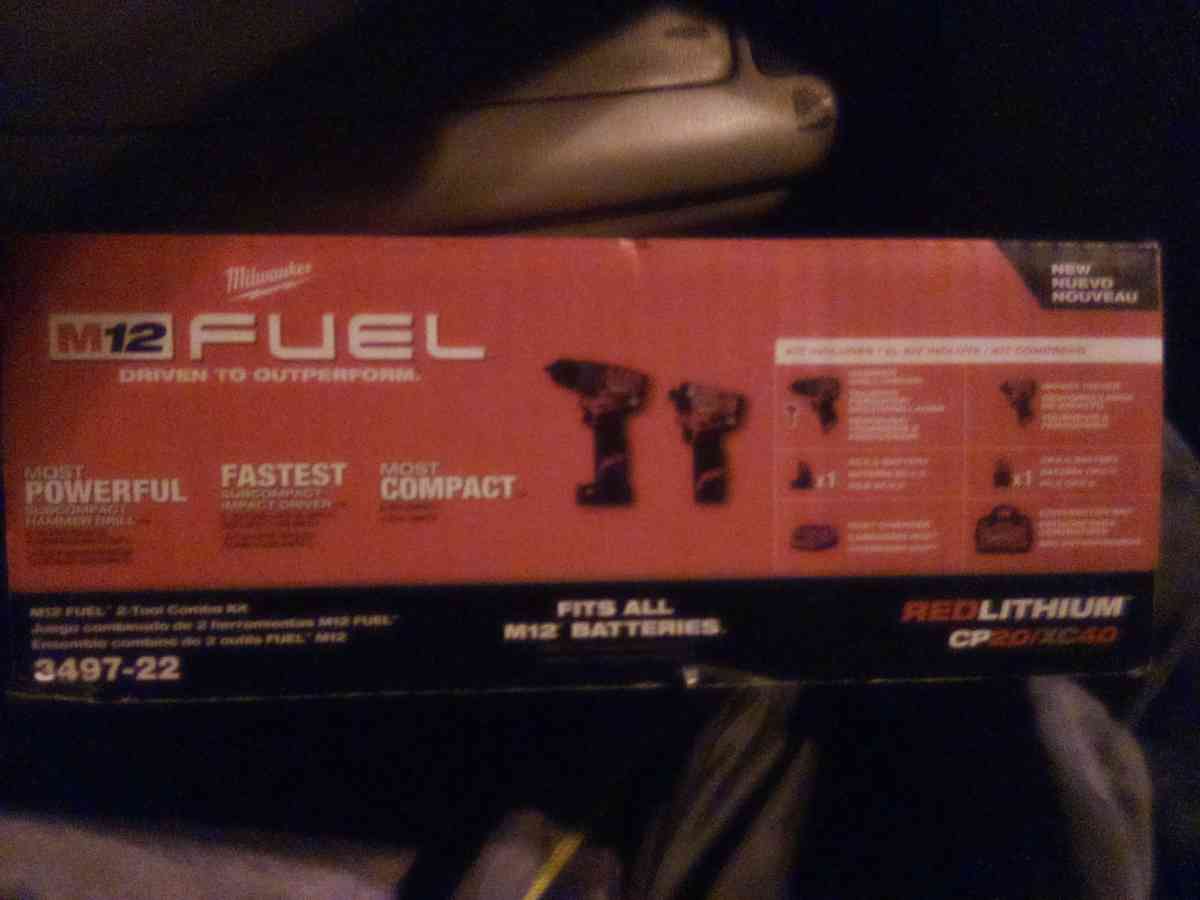 M12 fuel Milwaukee combo kit