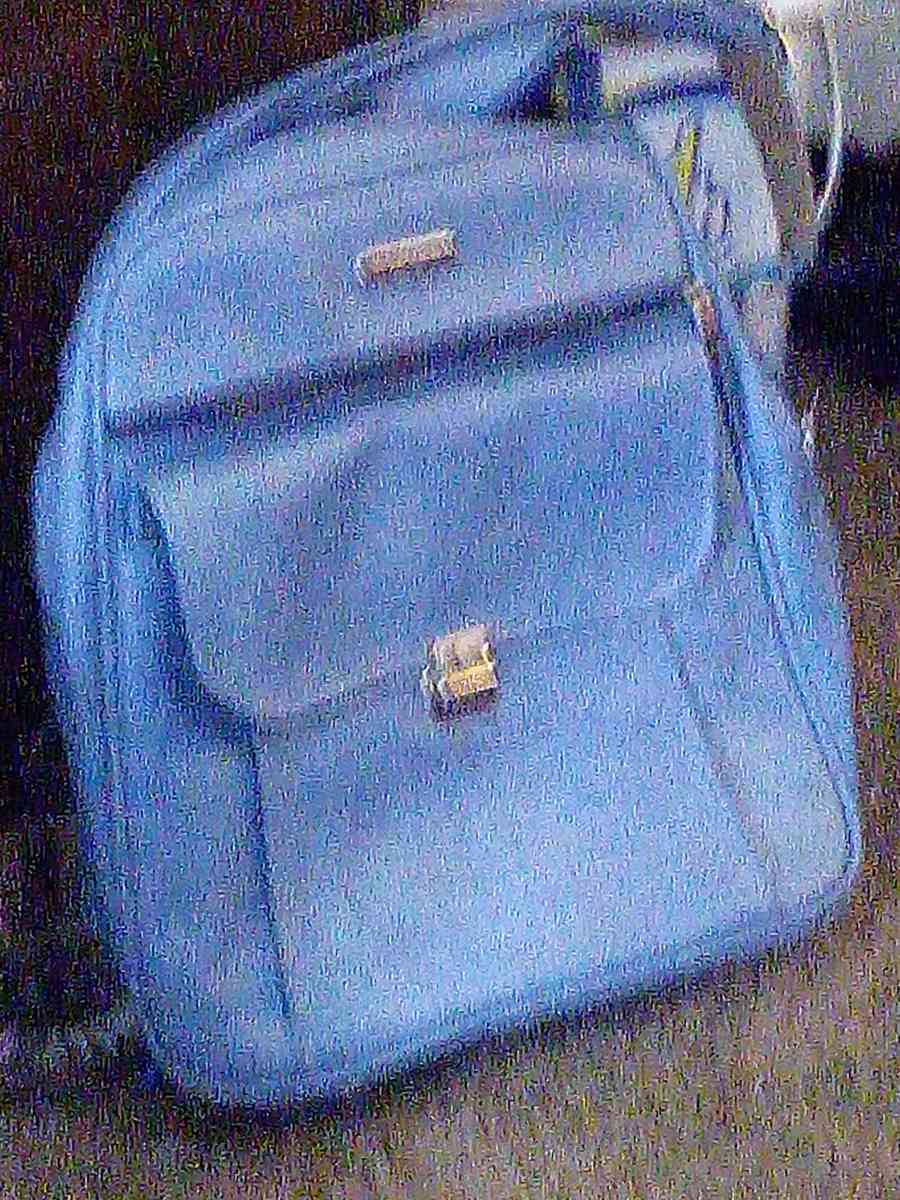Blue backpack