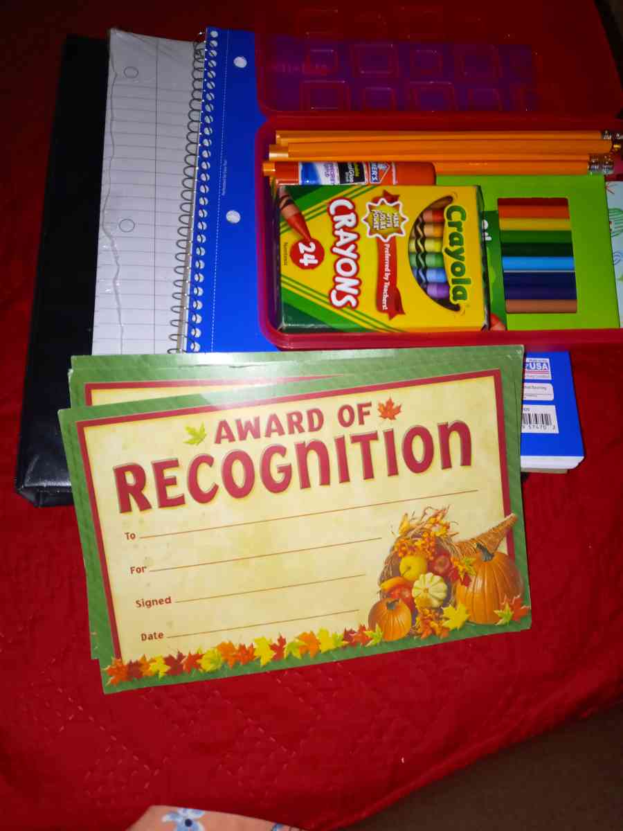 Childrens school supplies