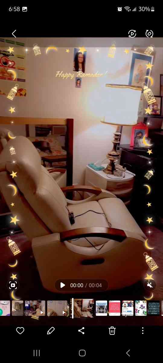 Leather Rocking Chair