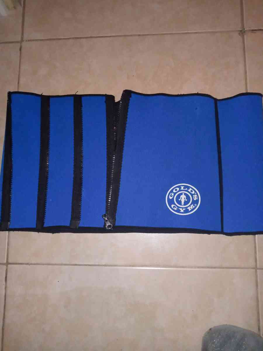Golds Gym five zipper waist trimmer belt