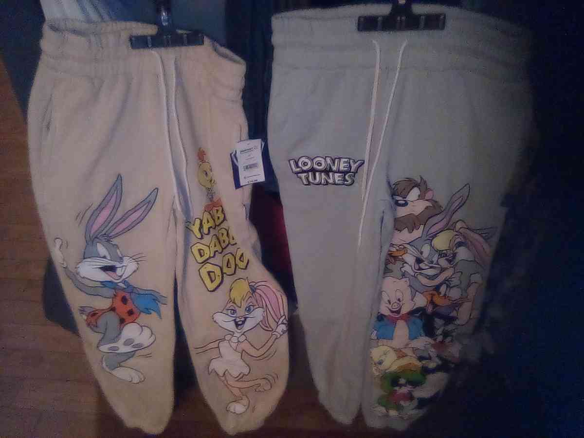 looney toon pants nwt