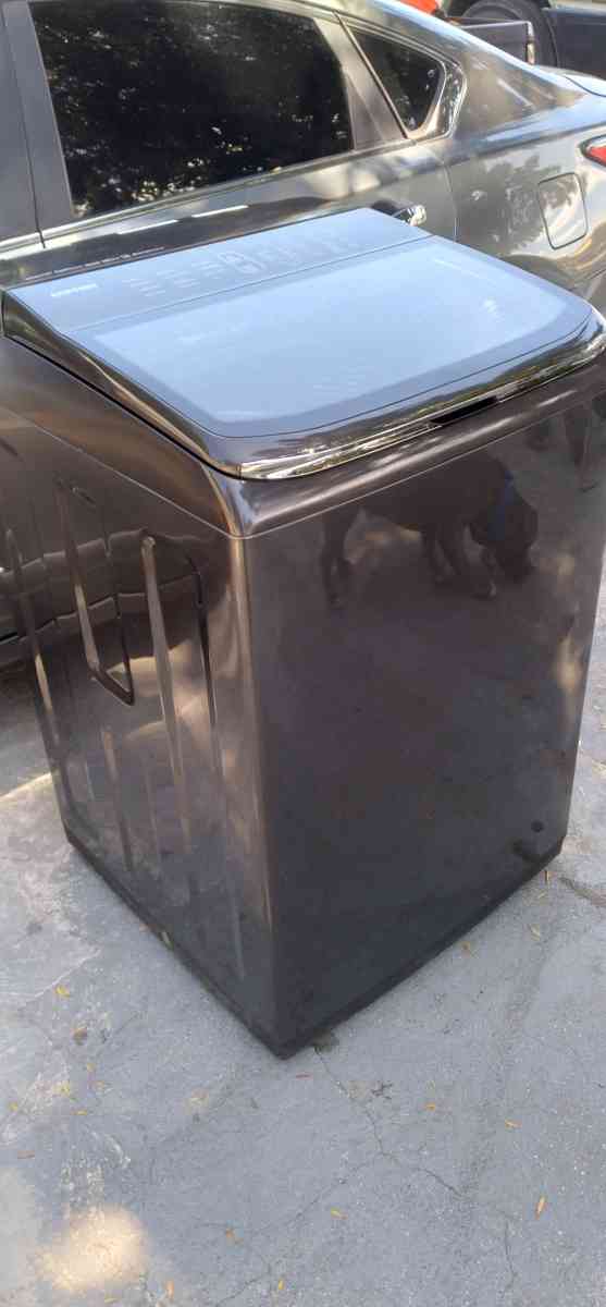 Black Top Load Samsung Washer