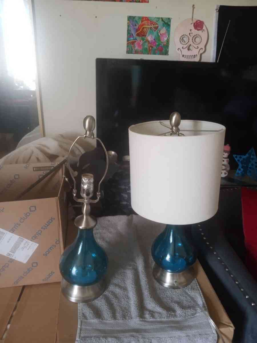 blue lamp