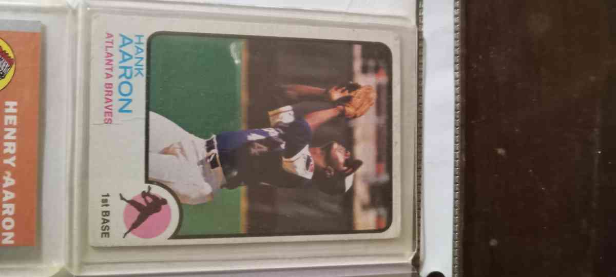 4 hank aaron cards