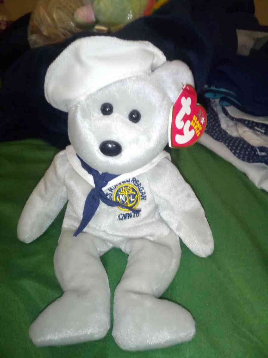 2003 Ty beanie babies 10 years Ronald Reagan mint selling co