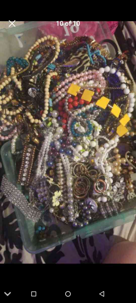 bulk new and broken jewelry and charms