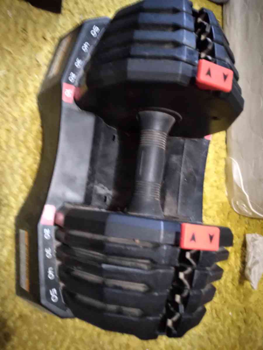 adjustable dumbbells