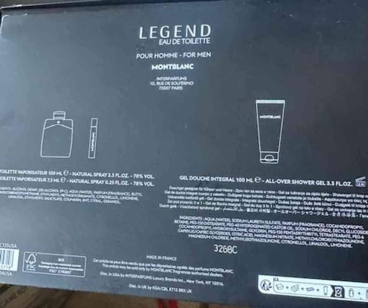 Armani Montblanc and designer cologne gift box sets