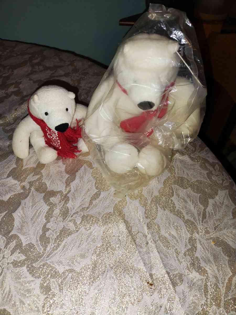 4 piece set CocaCola  beans bear