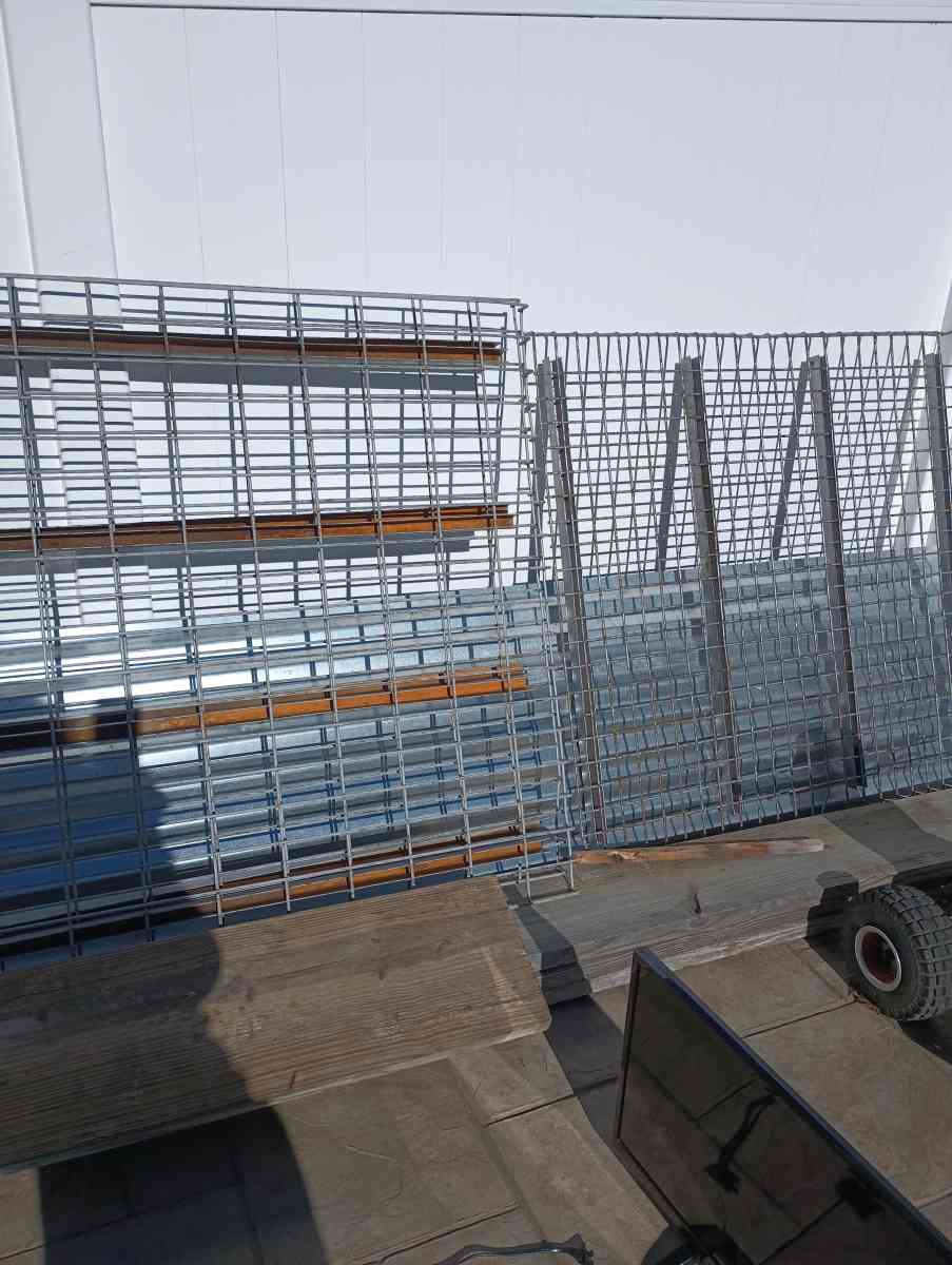 industrial shelving two pieces