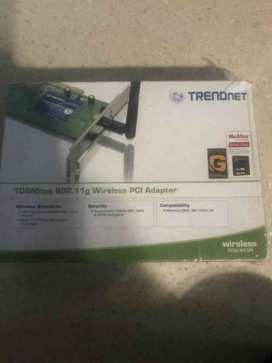 Trendnet wireless PCI ADAPTER