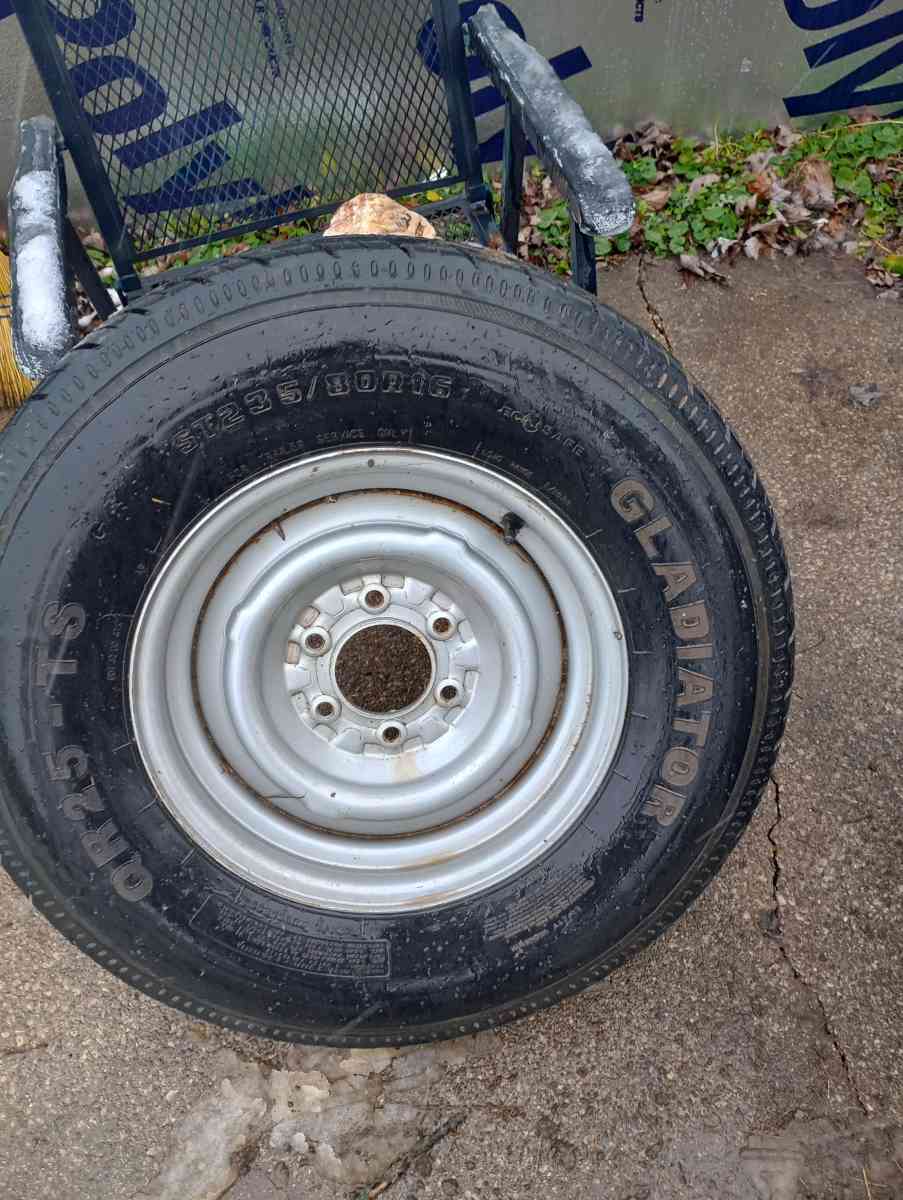 two trailer tires 16 inch