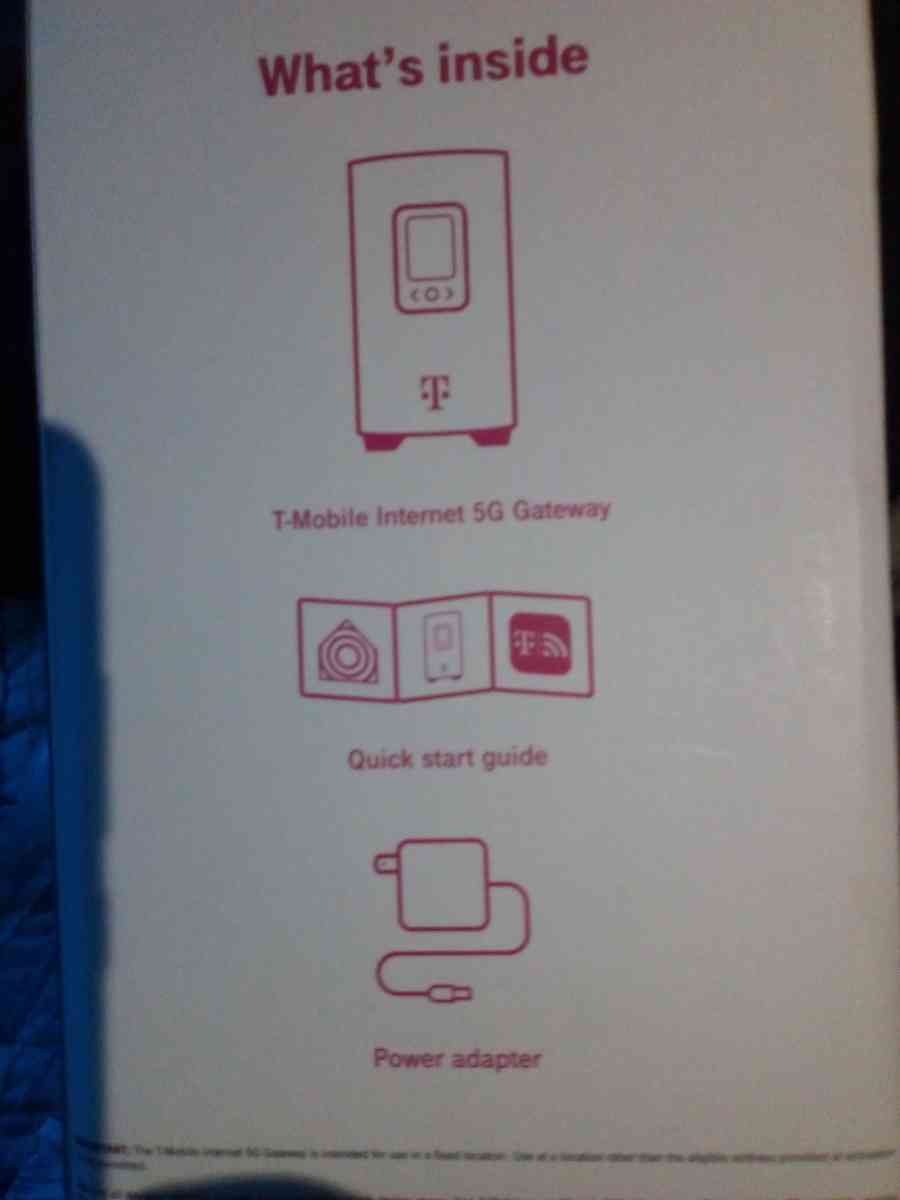 TMobile 5g gateway Internet
