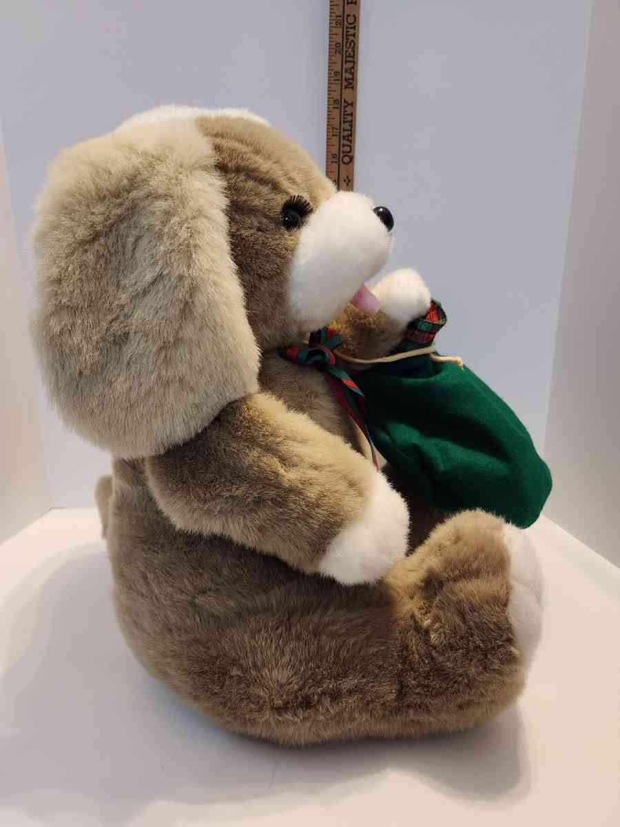 Vintage Animated Plush Dog By Santas Best