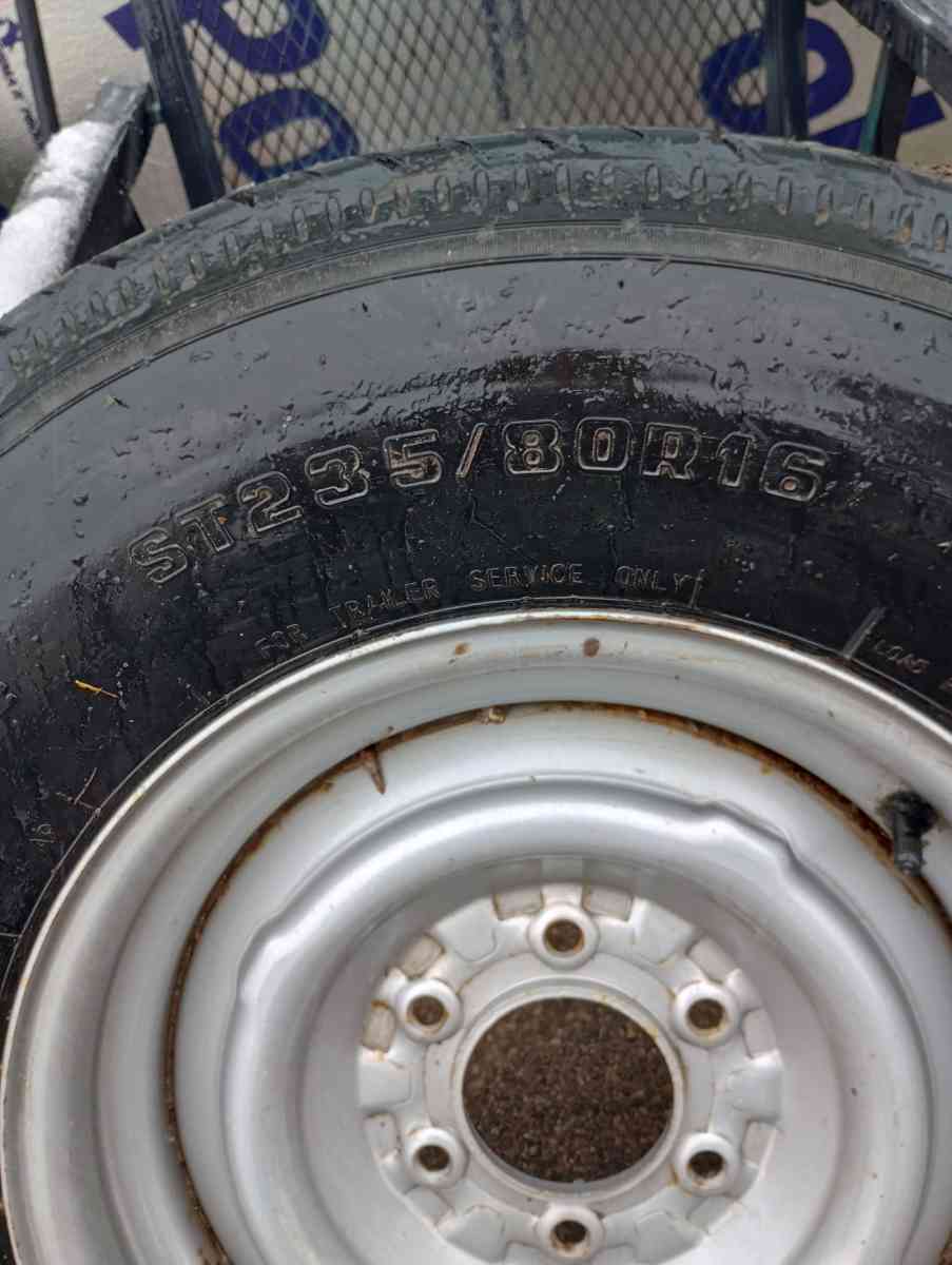 two trailer tires 16 inch