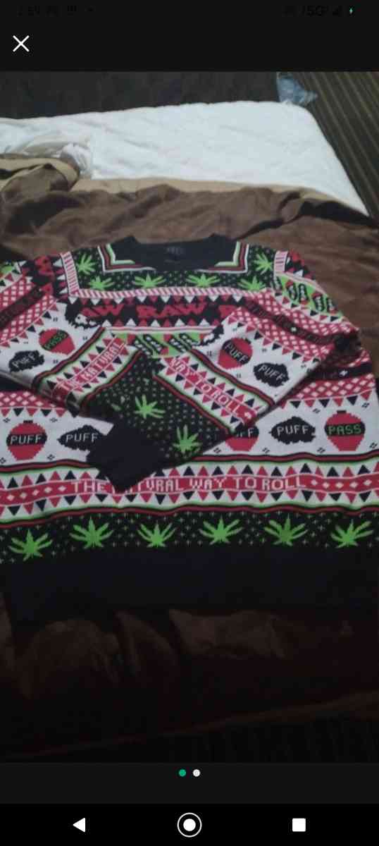 raw ugly sweater