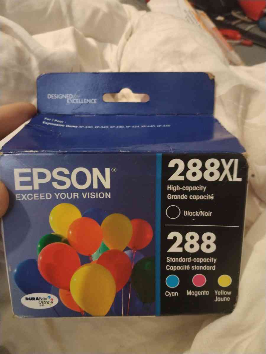 Epson 288XL high capacity  and 288 standard capacity