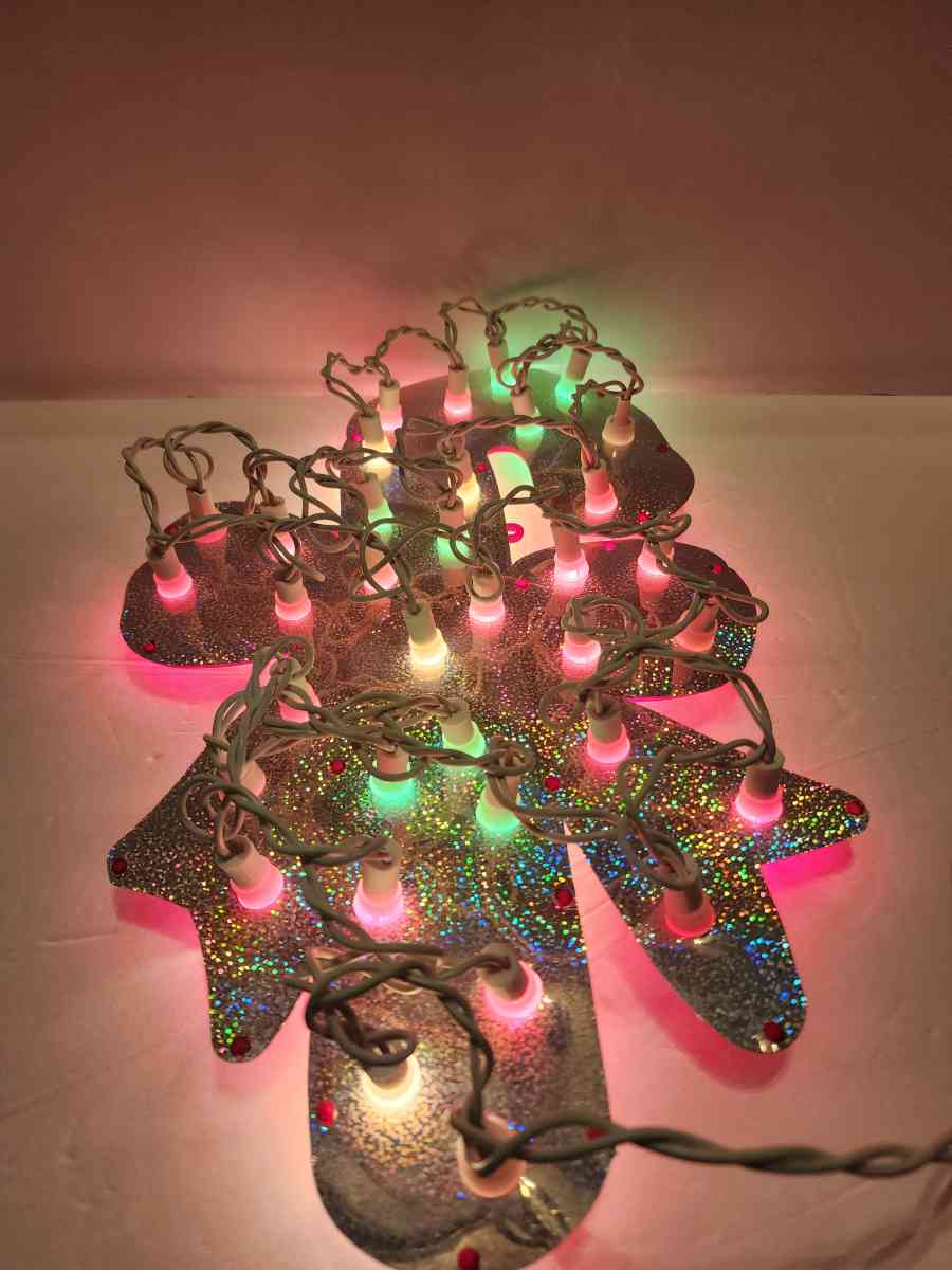 Celebrations Holographic Illumination Twinkling Candy Cane