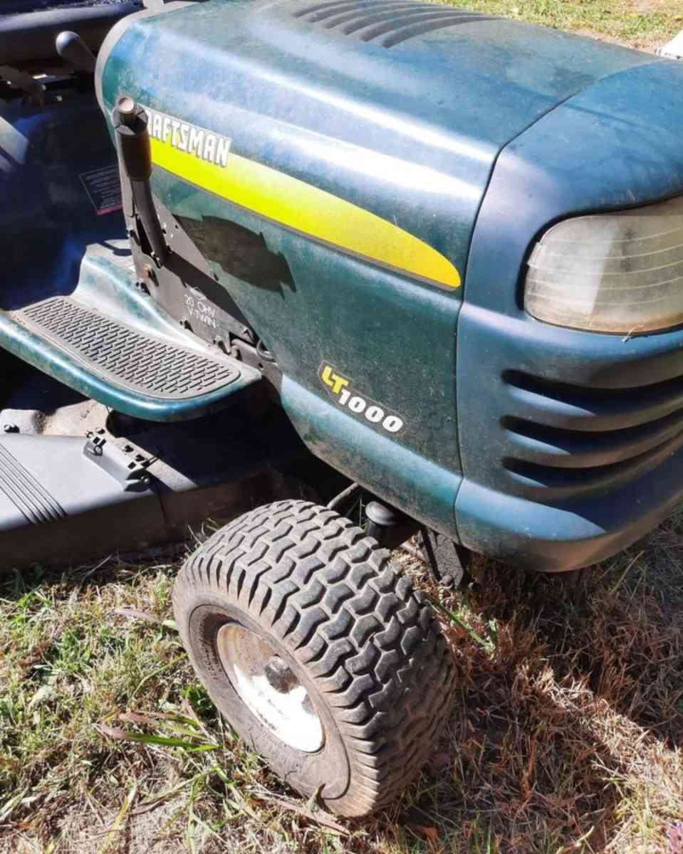20HP Craftsman LT1000 Riding Mower 42 Inch Cut