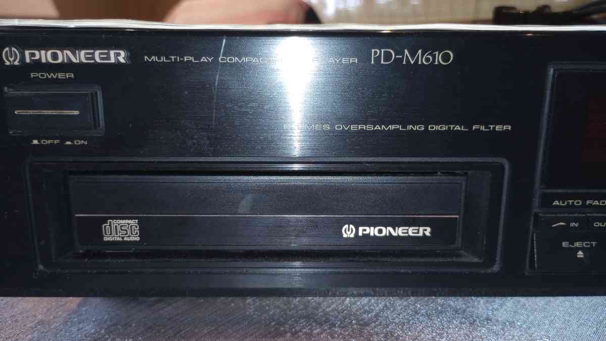 1989 Pioneer PDM610  Compact Disc Changer Vintage W Instruct