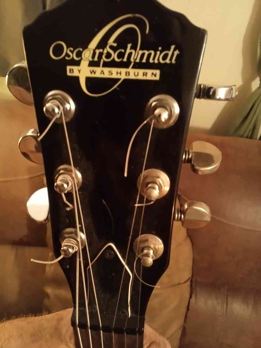 1999 Washburn semi Hollowbody tabbaco finish electric guitar