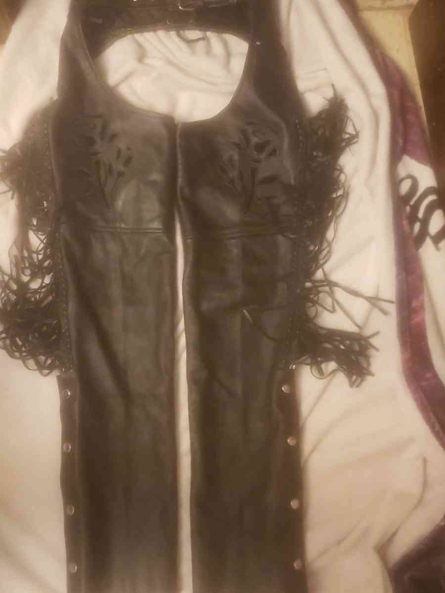 motorcycle leather chaps