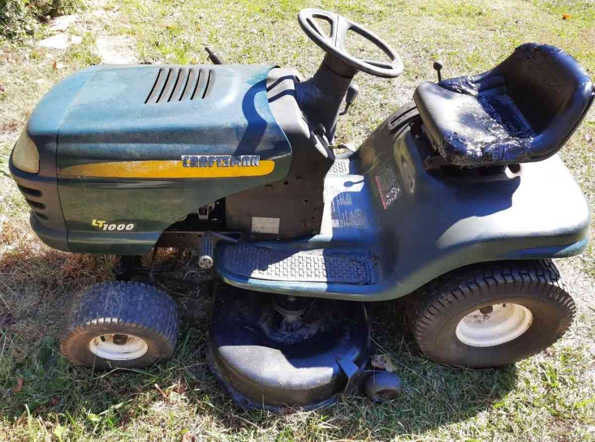20HP Craftsman LT1000 Riding Mower 42 Inch Cut