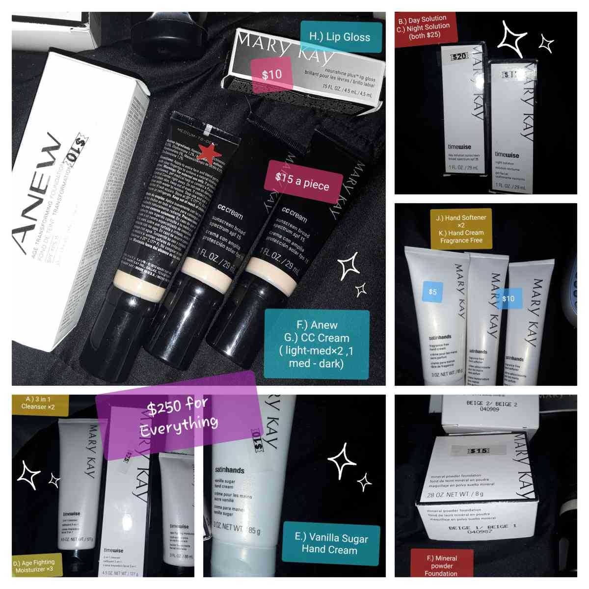 Mary Kay products