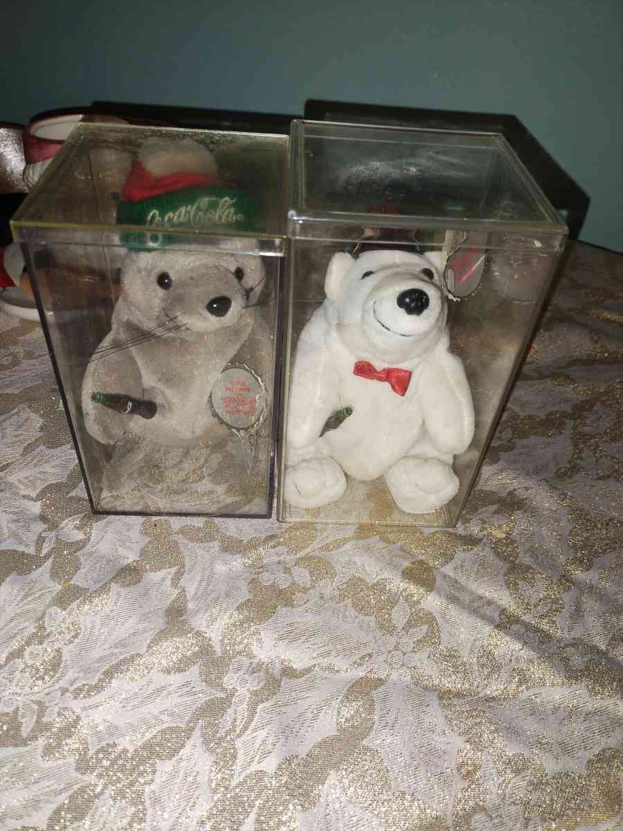 4 piece set CocaCola  beans bear