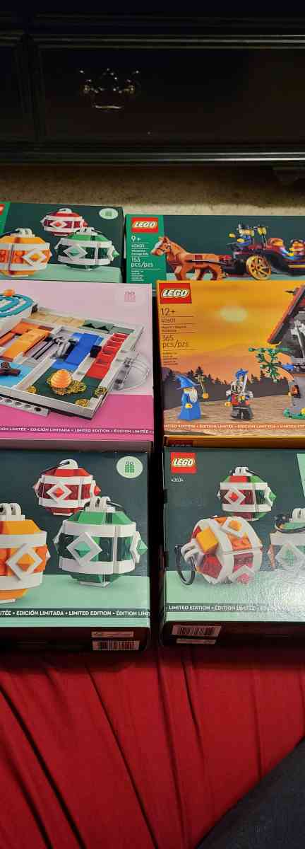 9 lego set new and open